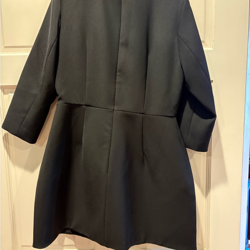 Tuckernuck Black Three-Quarter Sleeve Structured Mini Dress, NWOT - Picture 11 of 14